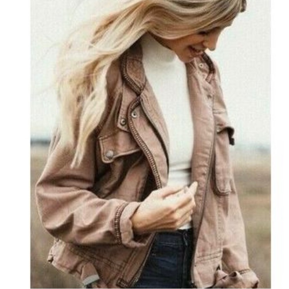 Free people mauve jacket